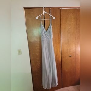 David bridal sage green dress